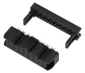Flat Ribbon 2X8 16-Pin Dual Row IDC SOCKET